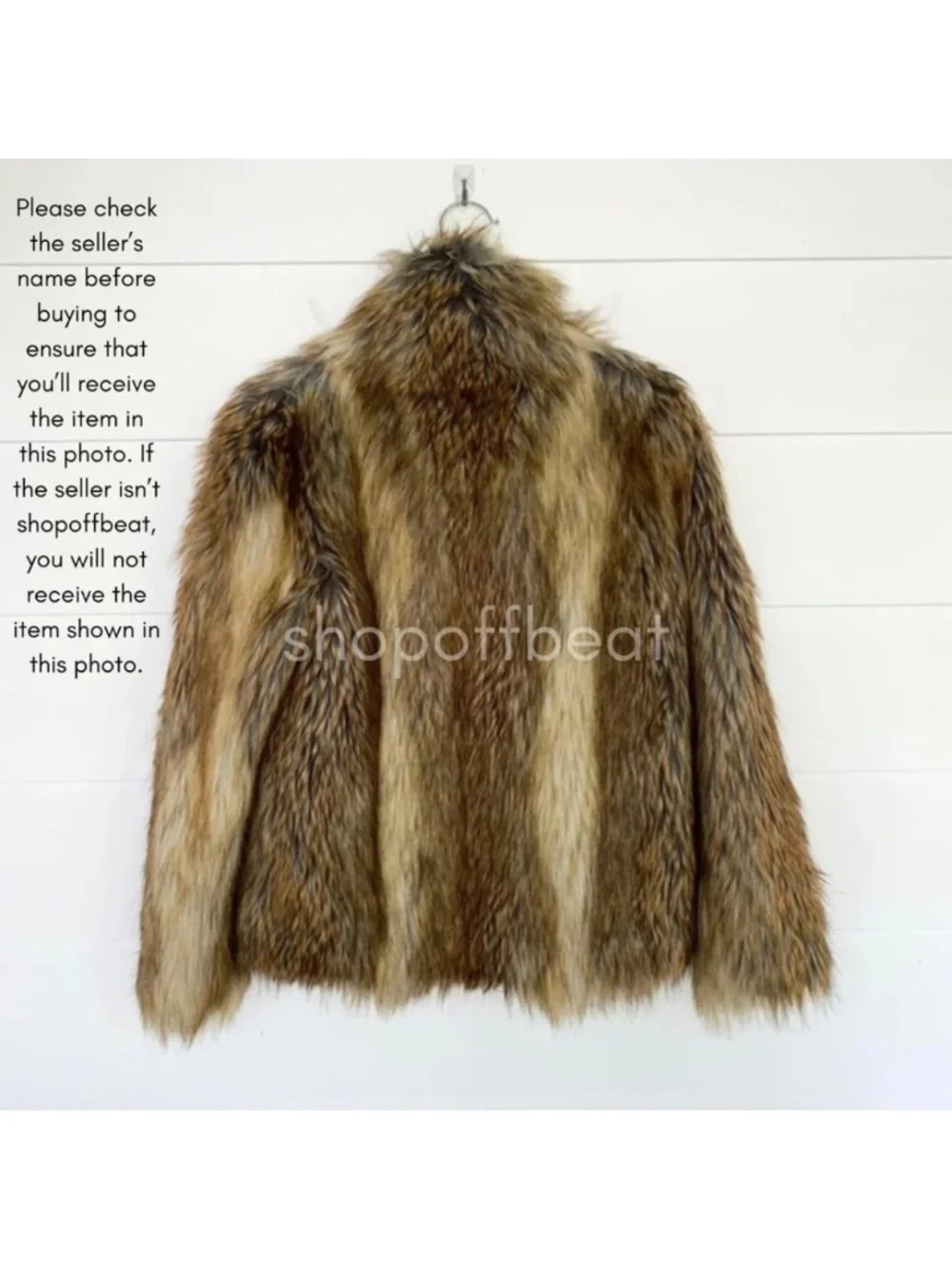 Zadig & Voltaire Fame Faux Fur Jacket Small